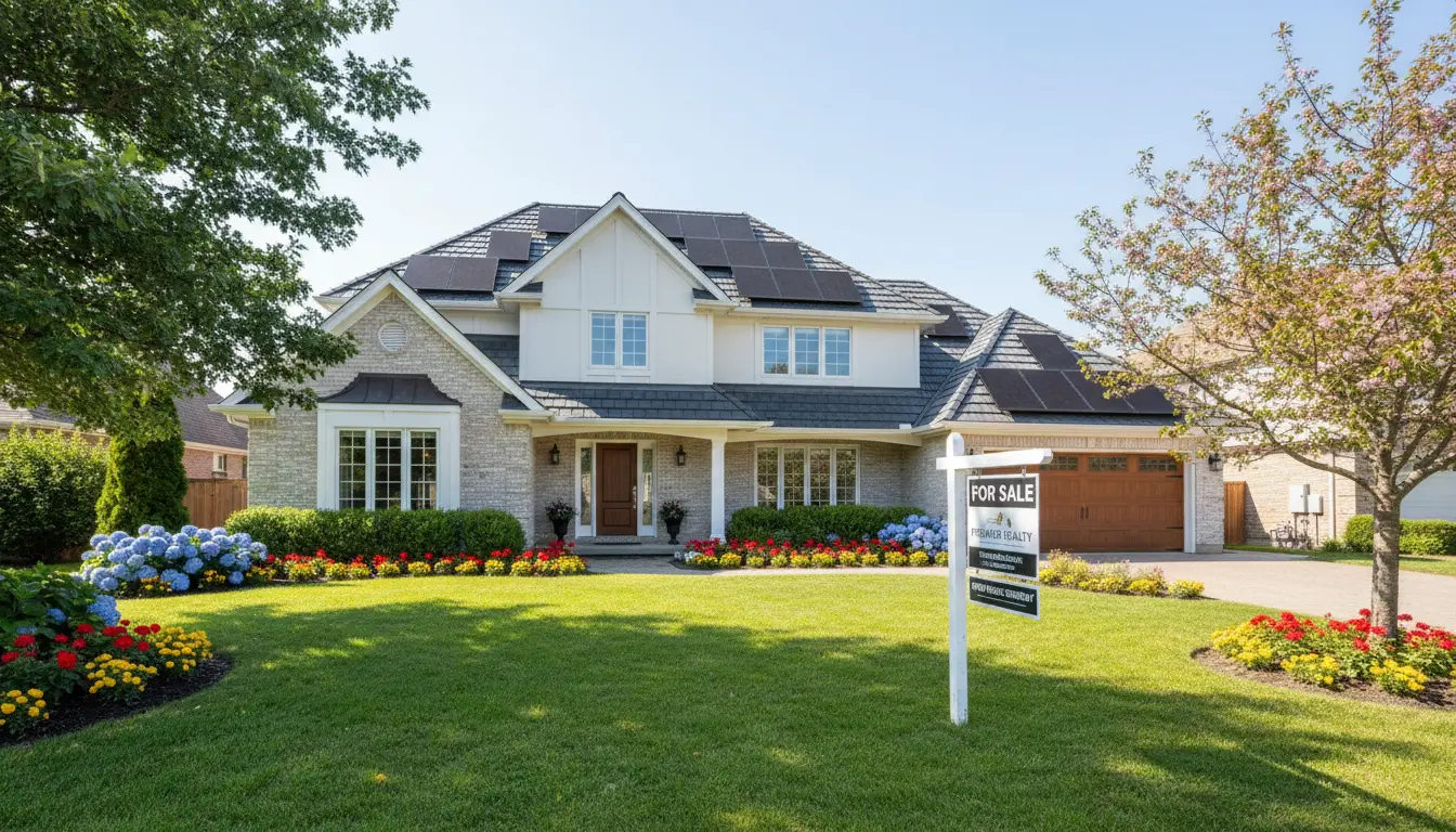 House on sale with solar